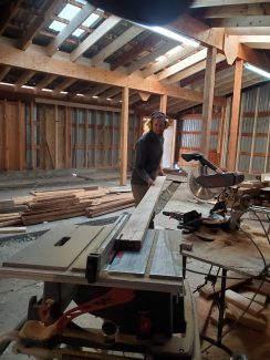 Concrete Pads for Seaman and electrical room JAN 2021