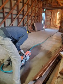 Plumbing runs in cooler JAN2021