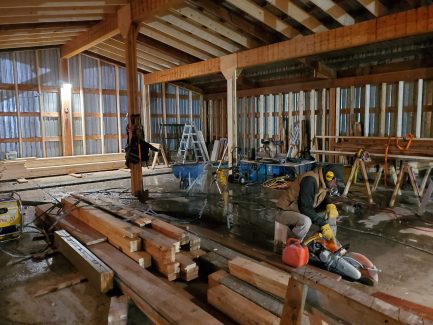 Plumbing runs in cooler JAN2021